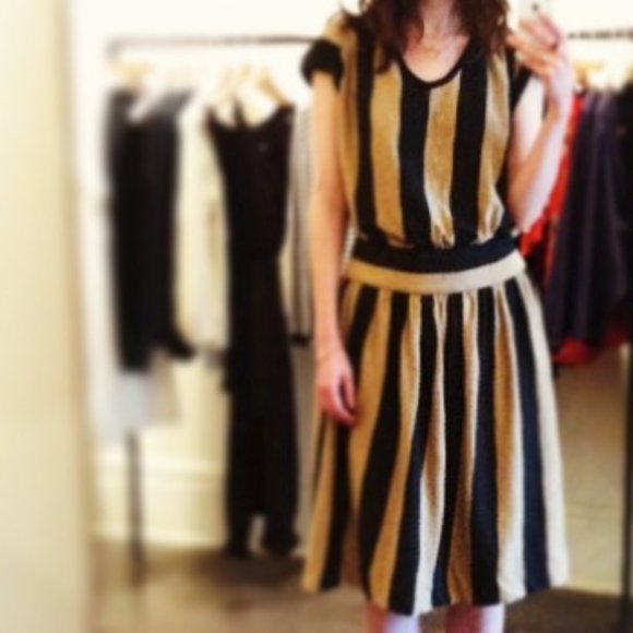 MERCY - Japanese Cotton Jersey Dress - size 6 - Picture 1 of 4